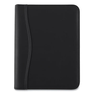 AT-A-GLANCE® Black Leather Planner-organizer Starter Set, 8.5 X 5.5, Black Cover, 12-month (jan To Dec): Undated freeshipping - TVN Wholesale